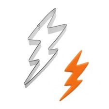 Lightning Bolt 5.25'' Cookie Cutter Metal