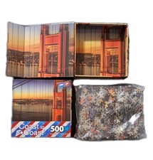 Sure Lox Coast to Coast 500 pieces "Golden Gate Bridge" Complete Jigsaw Puzzle