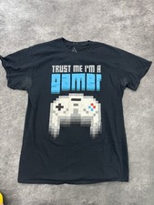 Audio Council Trust Me I’m A Gamer T-Shirt Mens Size Medium Black Graphic Print