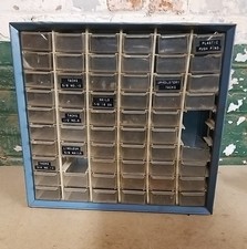 Akro Mills Vintage 60 Drawer Metal Parts Storage Cabinet