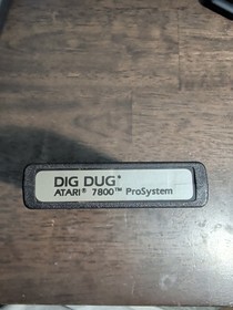Dig Dug (Atari 7800) Tested, Working, Cleaned + Deoxit - Very Good Cond