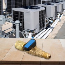 Neu Gerade Ballventile F��r Gerade HVAC M?nnliche Frau 1/4  " R12 R134a