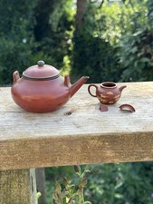 TWO CHINESE YIXING TEAPOT 18TH AND 19TH CENTURY QING DYNASTY SIGNED