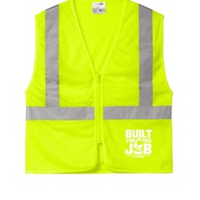 Class 2 Economy Mesh Zippered Vest