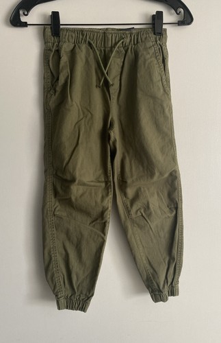 H&M LOOSE FIT BOYS PANTS GREEN COTTON SIZE 6X