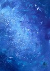 ACEO Original Galaxy Cosmic Stars Clouds Ethereal Oil Pastel Art by Hannah Rowan — photo 1