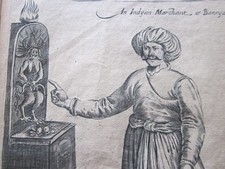 Three Old Master Engraving's c.1634, Indian Subjects, Nearly 400 Years Old