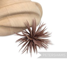 Goose Biot Feather Pom Hat Mount for Millinery, Fascinators & Hats 