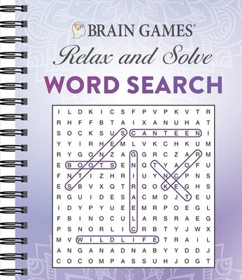 Brain Games - Relax and Solve: Word Search (Purple) - Publications Internati...