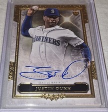 Justin Dunn 2020 Topps Five Star Rookie On Card Auto FSA-JX Seattle Mariners RC.