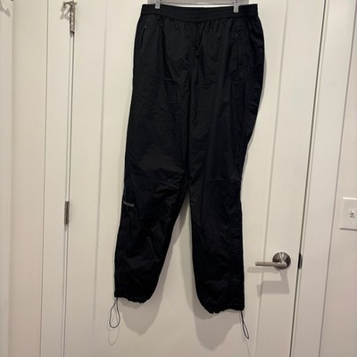 Marmot Precip Rain Pants Nylon Mens XL Black Waterproof Hiking Outdoor Track