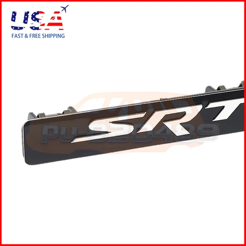 3D For 2015-2021 Charger SRT Dash Emblem Insert Nameplate Badge Chrome Black - product listing photo