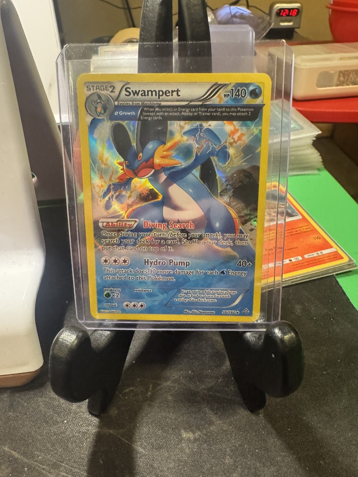 Swampert (Alpha) 36/160 XY - Primal Clash Holo NM