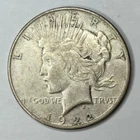 Peace 1922 D Silver Dollar Coin US Liberty Eagle One Dollar 90% Silver