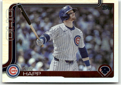 2025 Topps MLB Baseball Series 1 No. 64 Ian Happ Holo