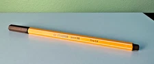 NEW Brown Fineliner STABILO point 88 Fine Point 0.4 Pen Marker Art Professional