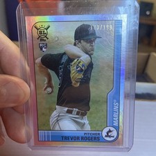 2021 Topps Big League Trevor Rogers Silver Sp /199 Rc