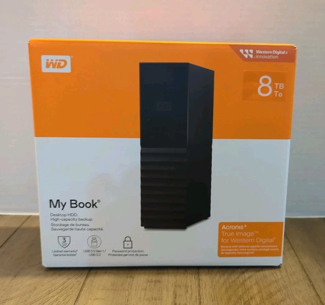 Western Digital 8TB Computer External Hard Disk Drives for sale | eBay