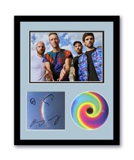 Coldplay Autographed Signed 11x14 Custom Framed CD Photo Moon Music ACOA