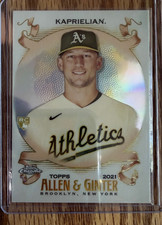 2021 TOPPS CHROME ALLEN & GINTER #257 JAMES KAPRIELIAN OAKLAND ATHLETICS RC BC1