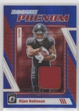 2023 Panini Donruss Optic Rookie Phenoms Blue Hyper Prizm Bijan Robinson 1cw4