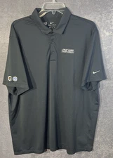 Nike Gatorade SEC Pepsi Co Black Polo Short Sleeve Shirt Size XL