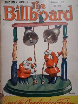 1945 THE BILLBOARD Christmas Number Dec 1 Sheridan