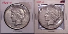 2 1923-S Peace Silver Dollar Circulated with Strong Detail 90% Silver