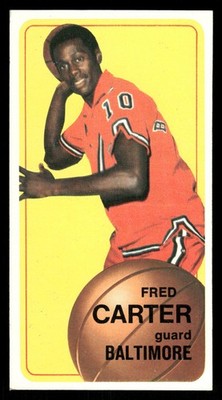 Fred Carter 1970-71 Topps Set-Break #129 Rookie Baltimore Bullets