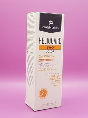 Heliocare 360° Color Gel Oil-Free Bronze SPF 50 getöntes Sonnenschutzgel, 50 ml