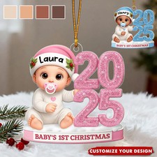 Baby 1st Christmas - Personalized Acrylic Ornament