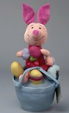 Piglet Winnie the Pooh Easter Spring Plush Greeter 2025 Easter Basket With Eggs