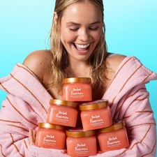 Combo 5 Tree Hut Preppy Peach Shea Sugar Scrub 18 oz