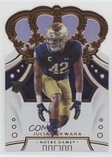 2020 Panini Chronicles Draft Picks Crown Royale Julian Okwara #15 05eo
