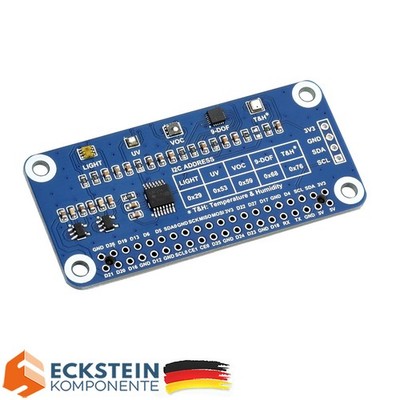 WaveShare Environment Sensor HAT für Raspberry Pi I2C-Bus 20471