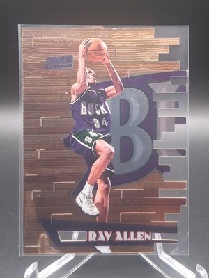 1997-98 Topps Stadium Club Triumvirate Luminous Insert Ray Allen #T2A 1:48 Packs