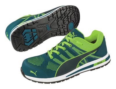 Puma Safety Halbschuh Elevate Knit Green Low 643170, S1P, SRC, HRO,... 1 Paar