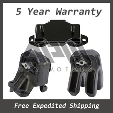 K4621 For 2002-2005 Dodge Ram 1500 3.7L Engine & Transmission Mount Kit 3pc