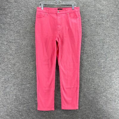 Vero Moda Jeans Women 30/32 Plus Pink Denim Medium Wash High Rise Skinny Pockets