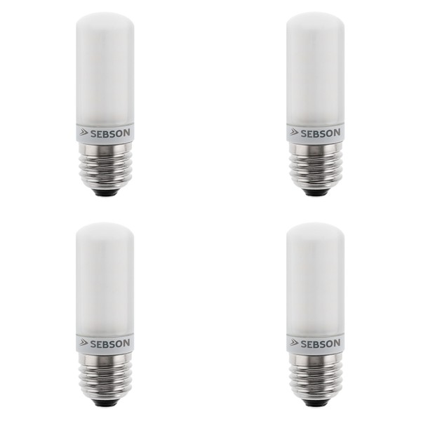 E27 Led Leuchtmittel Warmweiß - 4X Lampe 4W 400Lm 230V Ersetzt 35W Birne Sebson-image