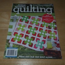 American Patchwork & Quilting Magazine April 2021 Issue 169 - Organized Sewing