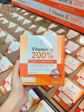 Vit C Pure Power Shot 200% High Vitamin C White Brightening Skin Care Anti Aging
