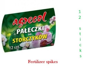 Fertilizer Spikes For 100 Days 12 Sticks Feeds Plants Flowers Nutrition Orchid Ebay