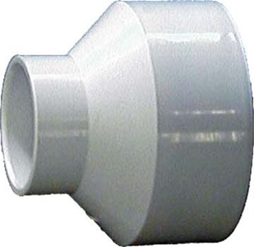 Charlotte PVC001021400 Schedule 40 PVC Reducing Coupling 3 x 4 Hub Dia. in.