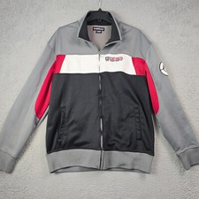 Ecko Unltd Vintage 90s Track Jacket Mens Extra Large XL Gray RAWTHENTIC OUTDOOR