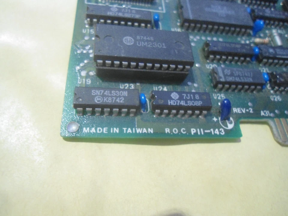 SCHEDA VIDEO MONOCROMATICA + PARALLELA - 8 BIT ISA - DTK PII-143 - SMITH/MGP6212 - Immagine 4 di 4