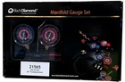 BLACK DIAMOND MANIFOLD GAUGE SET R32 R410A & 60" CHARGING HOSES 5/16" SAE ONLY