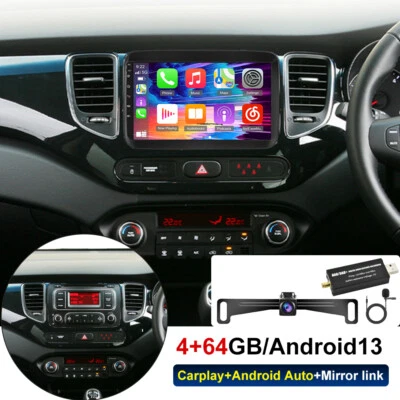 RACRDO DAB+ 4+64GB Für KIA Carens 2013-2018 Autoradio Android 13 Carplay GPS Navi WIFI