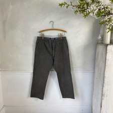 Grey Work Pants 1950s 60s Pants Striped French Workwear Work Wear Timeworn Pants