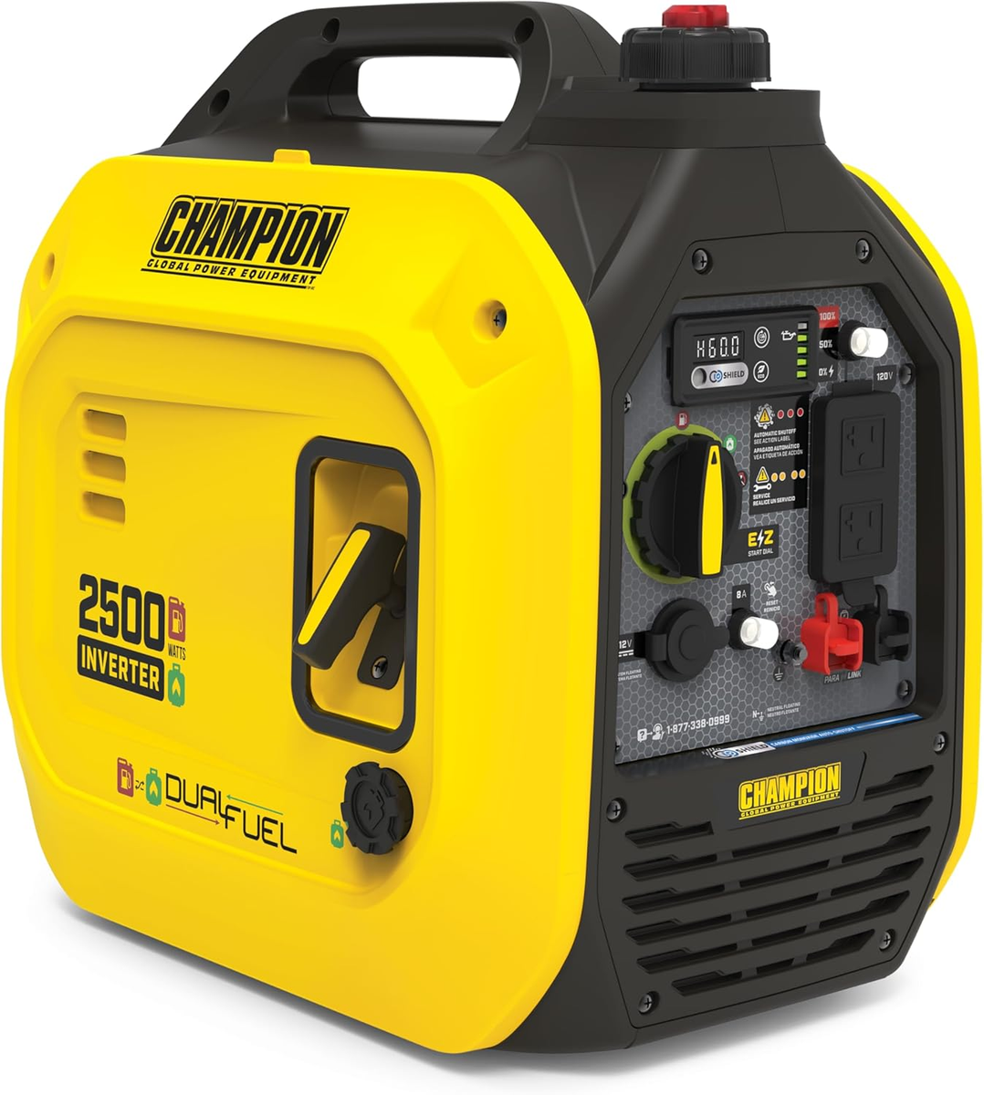 Champion 2,500-W Super Quiet Portable Dual Fuel Inverter Generator